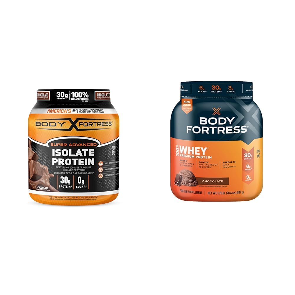 Body Fortress Super Advanced Isolate Protein, Chocolate Protein Powder Supplement Body Fortress Au supplements