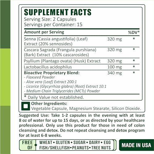 TruQuest Nutrition Colon Triple Care Cleanse + Detox + Improve-15-Day Program of Quick TruQuest Nutrition Au supplements