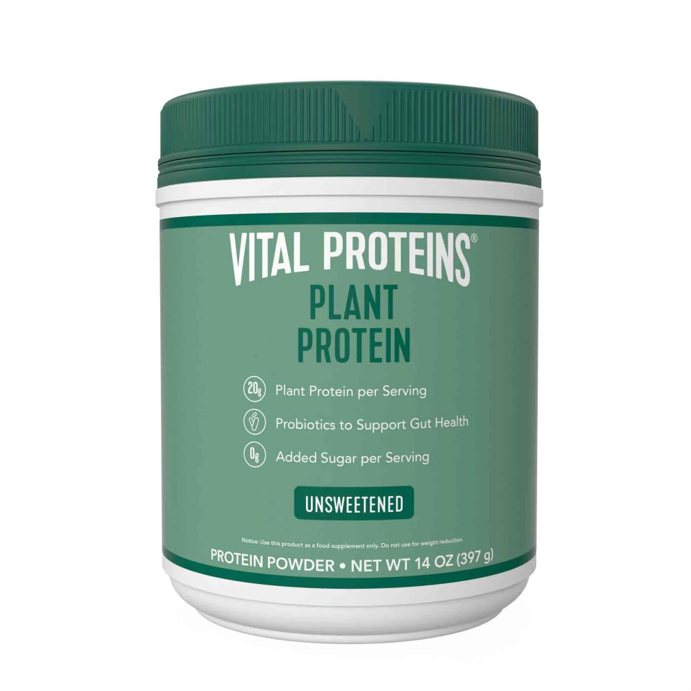 Vital Proteins Collagen Peptides Powder, 9.33 oz Unflavored + 14 oz Unsweetened Plant Vital Proteins Au supplements