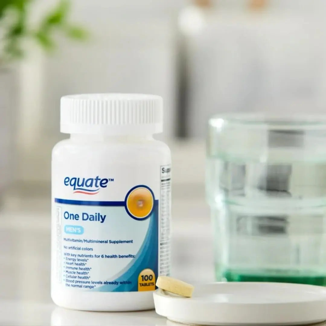 AGILIPET Equate One Daily Men's Multivitamin Multimineral Supplement Tablets, 100 Count Sticker AGILIPET Au supplements