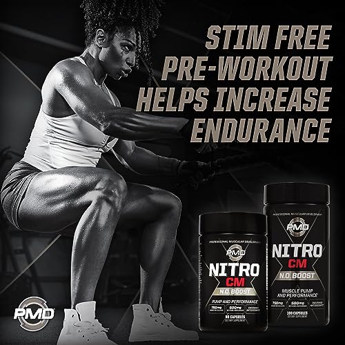 PMD Sports Nitro cm - Nitric Oxide with Agmatine Pre Workout Supplement - Muscle PMD Au supplements