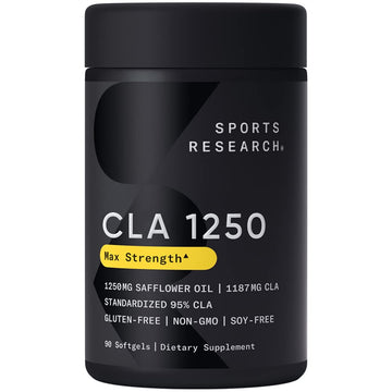 Sports Research CLA - 1250mg with Active Conjugated Linoleic Acid for Men and Women Sports Research Au supplements