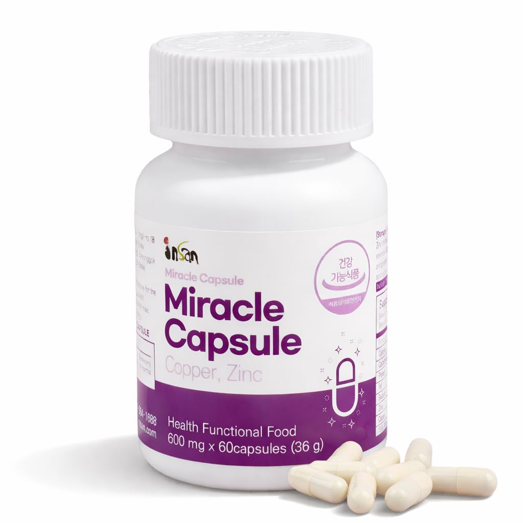 Insan Miracle Capsules with 9X Roasted Bamboo Salt – Daily Multivitamin & Mineral Supplement with Nandamban for Energy, Immune Health & Natural Detox Support – 60 Capsules INSAN BAMBOO SALT Au supplements