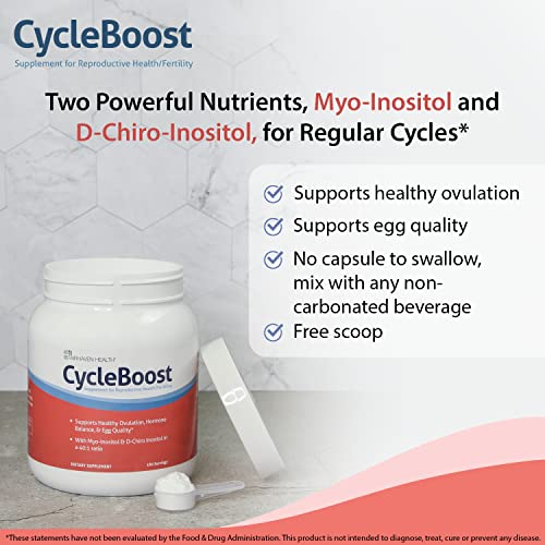 Fairhaven Health Vegan Myo-Inositol and D-Chiro Inositol Powder | 40:1 Ratio | Hormone Fairhaven Health Au supplements