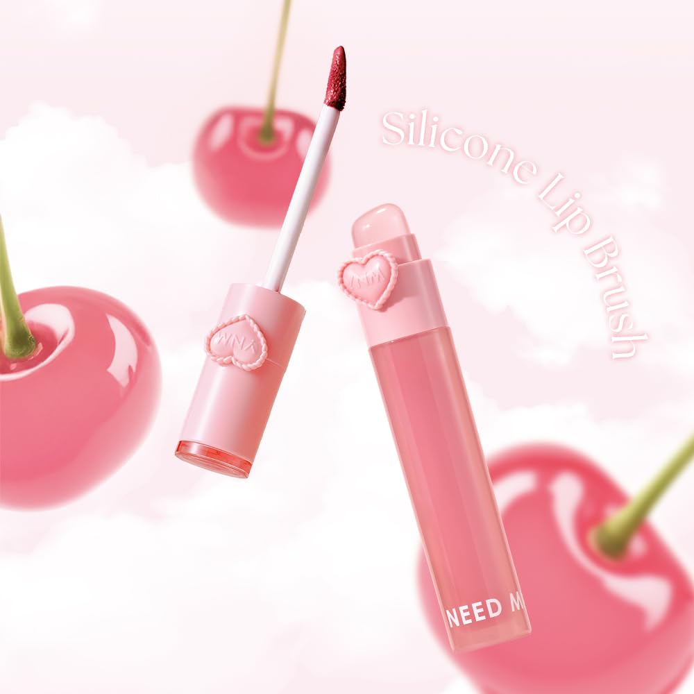 YNM Heart Jelling Tint, PEPPER JELLING, Silicone Lip Brush Included, K-Beauty, Non-Sticky, Moisturizing, Smudge-Proof, Korean Lip Tint, Long-Lasting, Vivid Color, 0.09 oz YNM Au supplements