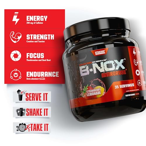 Betancourt Nutrition B-Nox Androrush Pre Workout with Creatine Blend | BCAAs & Beta Betancourt Nutrition Au supplements
