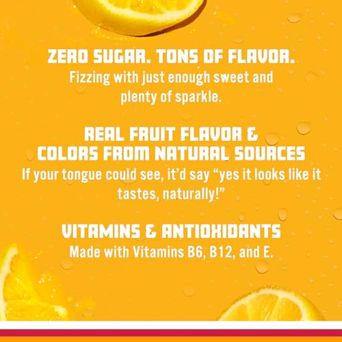 Sparkling Ice, Classic Lemonade Sparkling Water, Zero Sugar Flavored Water Sparkling ICE Au supplements