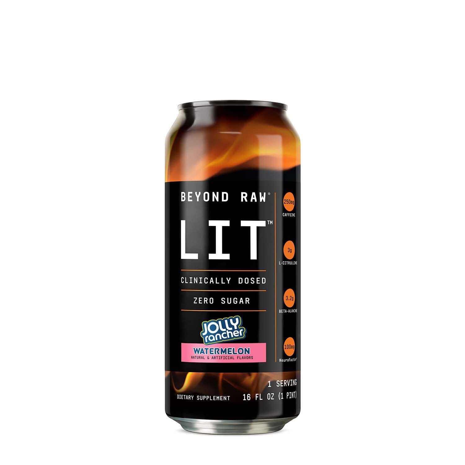 BEYOND RAW LIT On The Go | Ready to Drink Cans | Contains Caffeine, L-Citrulline BEYOND RAW Au supplements
