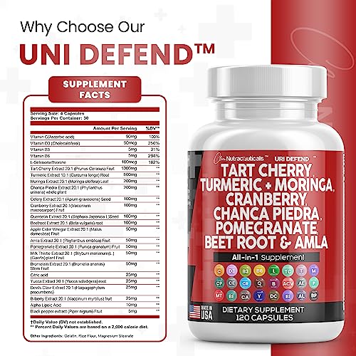 Tart Cherry Extract Capsules 20,000mg with Turmeric 8000mg Moringa Clean Nutraceuticals Au supplements