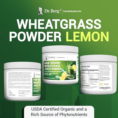 Dr. Berg USDA Certified Organic Green Powder Superfood (60 Servings) - Made with Raw Dr. Berg Nutritionals Au supplements