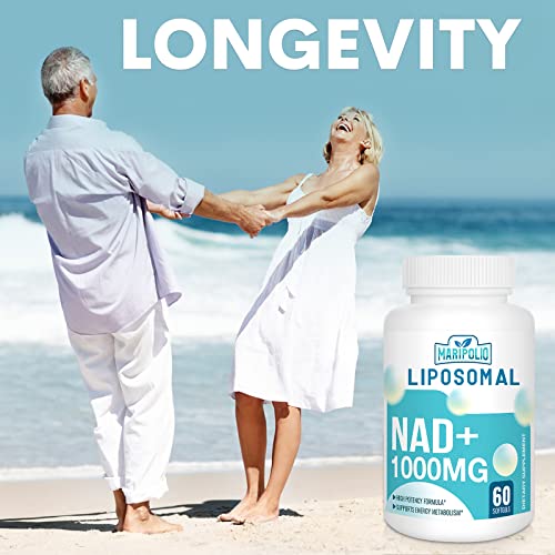Liposomal NAD+ Supplement 1000 mg | Highest NAD Pontecy | Max Absorption | Pure NAD Maripolio Au supplements