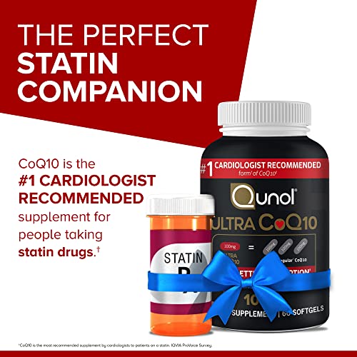 Qunol Ultra CoQ10 100mg Softgels- 3x Better Absorption Coenzyme Q10 Supplements Qunol Au supplements