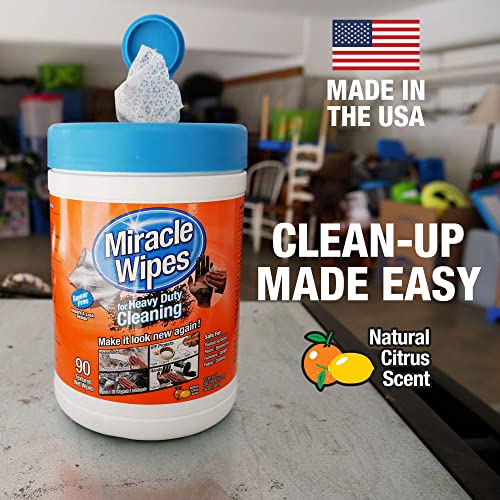 MiracleWipes for Heavy Duty Cleaning (90 Count) - All Purpose Cleaner, Kitchens MiracleWipes Au supplements