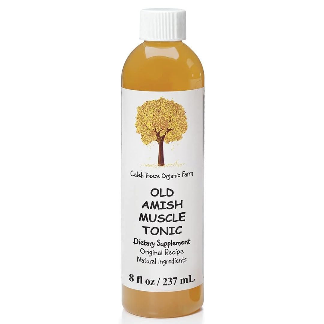 Caleb Treeze Old Amish Muscle Tonic 8 fl oz, Leg Cramps Relief, Foot Cramps Relief, Restless Legs, Muscle Cramps & Spasm Relief Caleb Treeze Au supplements
