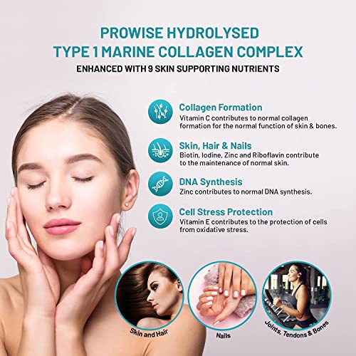 Marine Collagen with Hyaluronic Acid 1100mg | 90 Collagen Capsules High Strength for Women & Men PH PROWISE Healthcare Au supplements