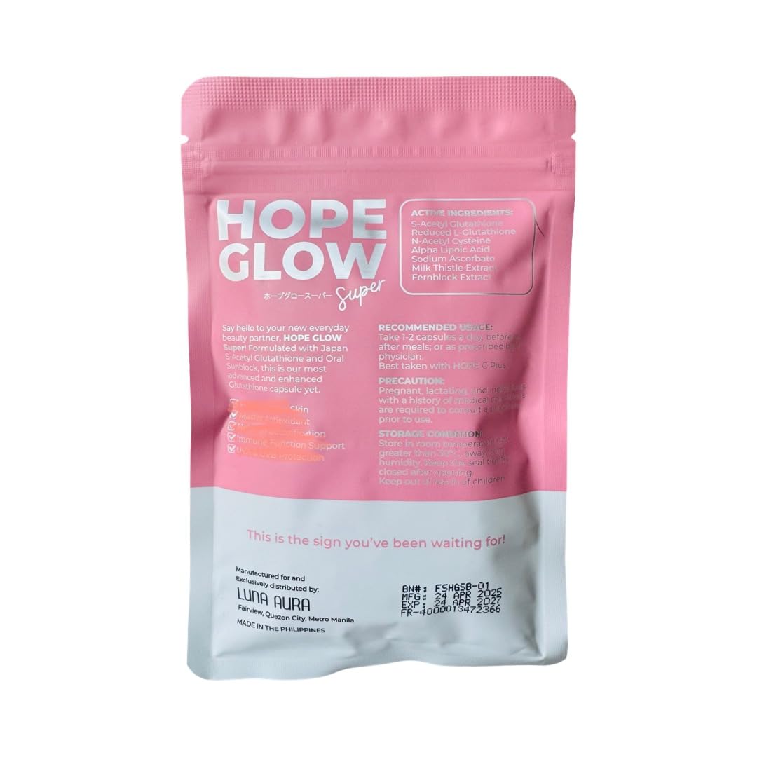 1 Sachet Luna Aura Hope Glow Super 700mg (60 Capsules) Generic Au supplements
