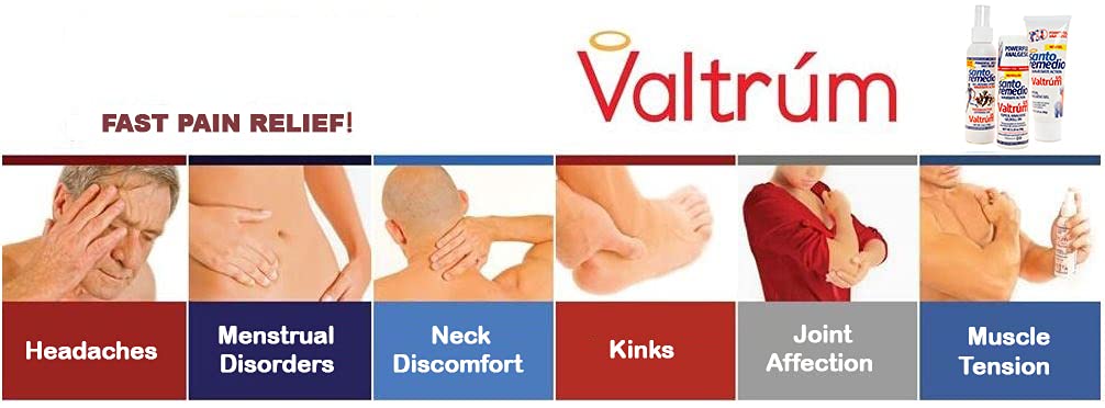 Valtrum Fast and Effective Relief. The only Natural Components Gel for External use with Powerful Action, Whose Effects are perceived Within 40 Seconds of Being Used. Valtrum Au supplements