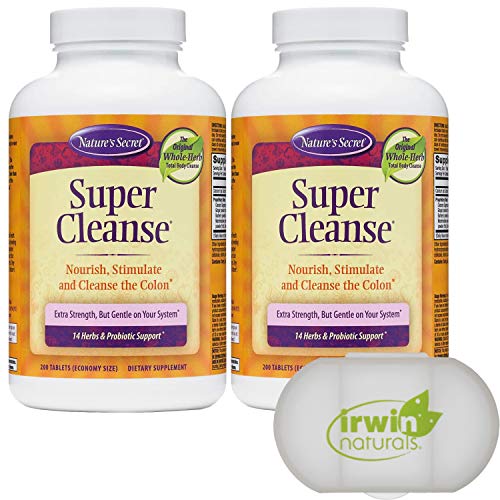 Nature's Secret Super Cleanse Extra Strength Toxin Detox & Gentle Elimination Total Body Lumintrail Au supplements
