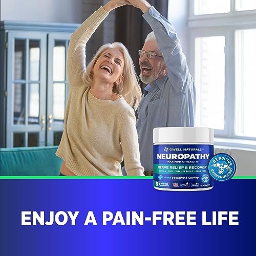 OWELL NATURALS Neuropathy Nerve Relief Cream - Maximum Strength Relief Cream for OWELL NATURALS Au supplements
