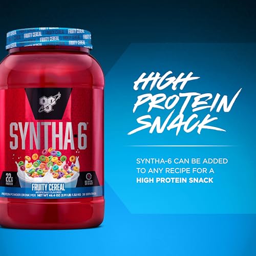 BSN SYNTHA-6 Whey Protein Powder with Micellar Casein, Milk Isolate, Fruity Cereal BSN Au supplements