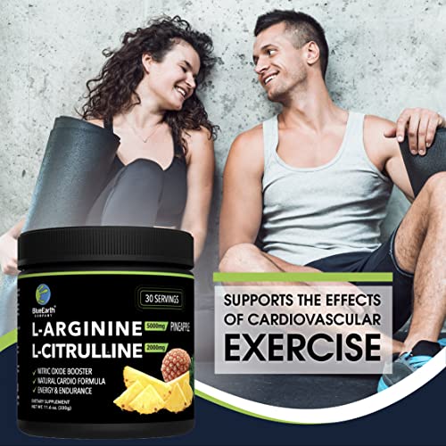 BlueEarth Company L-Arginine 5000mg + L-Citrulline Complex Powder Supplement Drink BlueEarth Company Au supplements