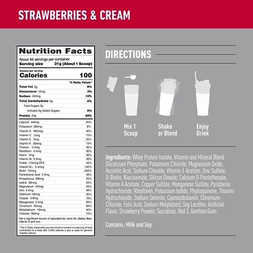 Isopure Protein Powder, Zero Carb Whey Isolate with Vitamin C & Zinc for Immune Support Isopure Au supplements