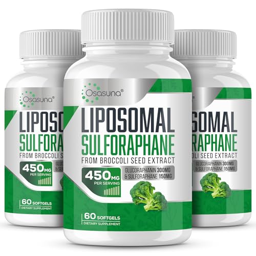 Osasuna Liposomal Sulforaphane 450MG, Maximum Absorption,180 Softgel Osasuna Au supplements