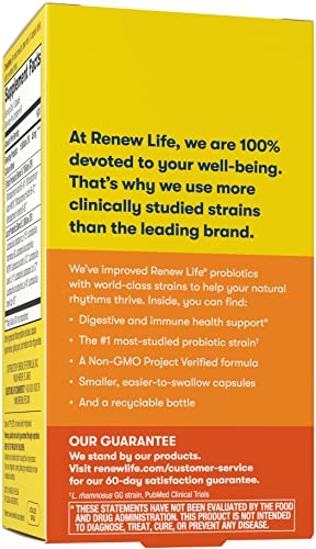 Renew Life Everyday Probiotic Capsules, Daily Supplement Supports Urinary, Digestive Renew Life Au supplements