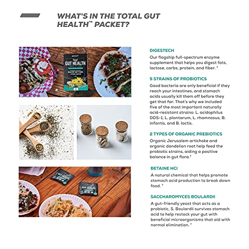 ONNIT Total Gut Health - Complete Probiotics & Digestive Enzyme Supplement ONNIT Au supplements