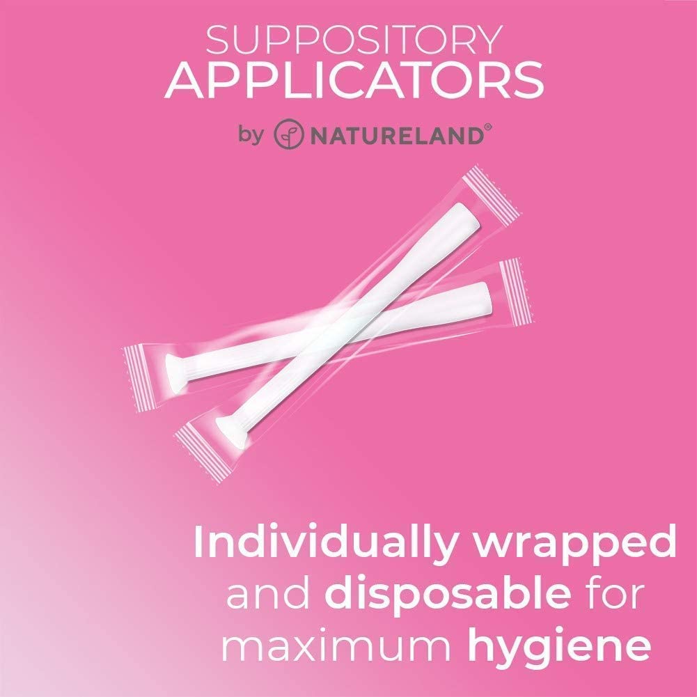 Natureland [40 Count Boric Acid Suppositories 600mg w/ [20 Pack] Vaginal Applicator - Feminine Care Natureland Au supplements