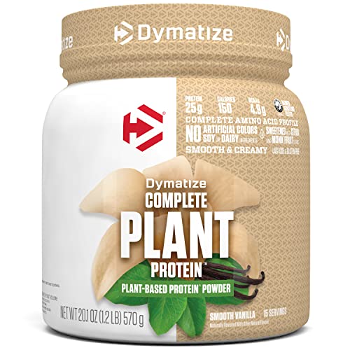 Dymatize Vegan Plant Protein, Smooth Vanilla, 25g Protein, 4.8g BCAAs, Complete Dymatize Au supplements