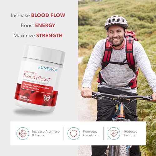 Juvenon BloodFlow-7 Nitric Oxide Supplement with Nitrosigine Juvenon Au supplements