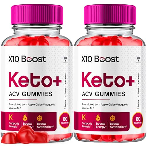 (2 Pack) X10 Boost Keto ACV Gummies, X10 Keto Boost Gummies Advanced Weight Loss FyvusAU supplements