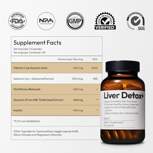 BigVita Liver Detox Vegan Gluten Free Liver Health Supplement Cleanse Detox & Repair BigVita Au supplements