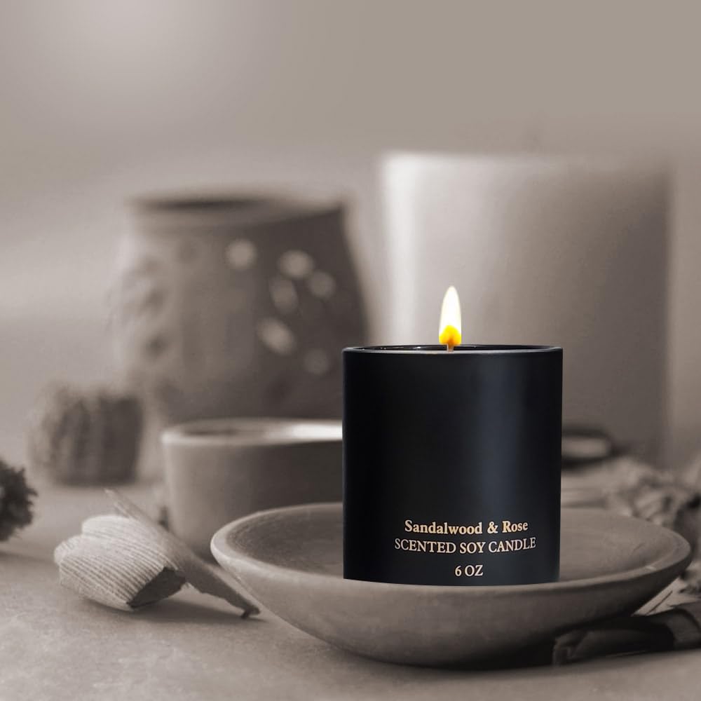 Scented Candles for Women,Premium Sandalwood Rose Aromatherapy Candles, Home Scented Candle Kelly's Custom Candles Au supplements