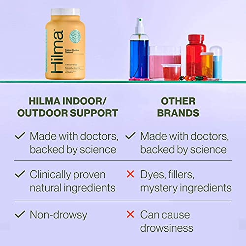 Hilma Natural Sinus Support - All Day Allergy Relief from Pollen and Dust with Butterbur Hilma Au supplements