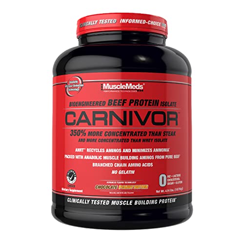 MuscleMeds Carnivor Beef Protein Isolate Powder, Chocolate Peanut Butter, 4.14 Pound MuscleMeds Au supplements