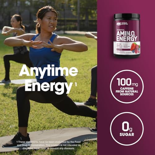 Optimum Nutrition Amino Energy - Pre Workout with Green Tea, BCAA, Amino Acids Optimum Nutrition Au supplements