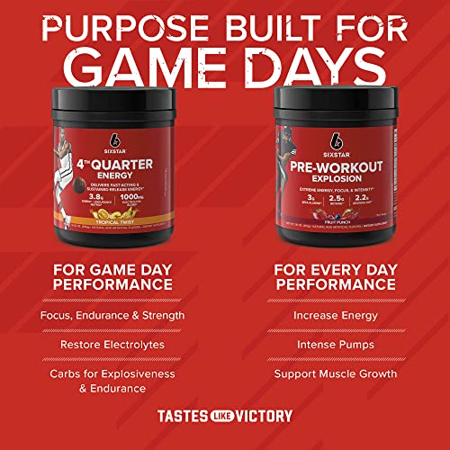 Six Star 4th Quarter Energy Preworkout for Men & Women with Caffeine, Betaine, Taurine Six Star Au supplements