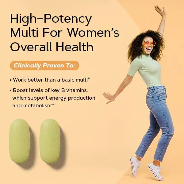 GNC Women’s Energy and Metabolism Multivitamin Caplets, Clinically Proven, Calorie Burn, Focus, 100mg Caffeine, Active Nutrition, Immune, Bone GNC Au supplements