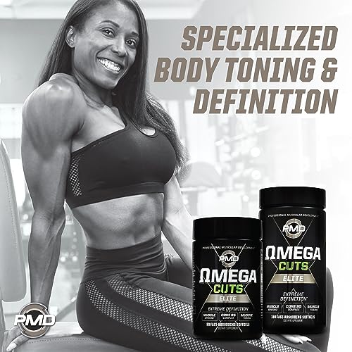 PMD Sports Omega Cuts Elite Fat Loss-Muscle Defining Formula - Omega Fatty Acids PMD Au supplements