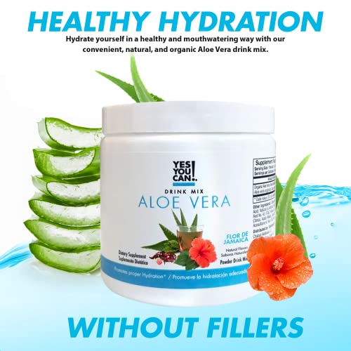 Yes You Can! Organic Aloe Vera Drink Mix - Super Greens Powder - Energy Drink Powder Yes You Can! Au supplements