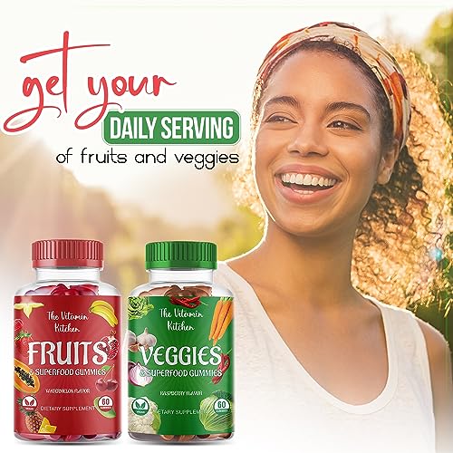 The Vitamin Kitchen Fruit and Veggies Gummies-120 Chews 60 Super Fruits The Vitamin Kitchen Au supplements