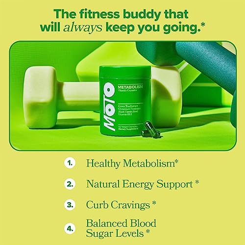 MOTO Metabolism Support for Women - Natural Energy, Curb Cravings, Healthy Metabolism - EGCG O Positiv Au supplements