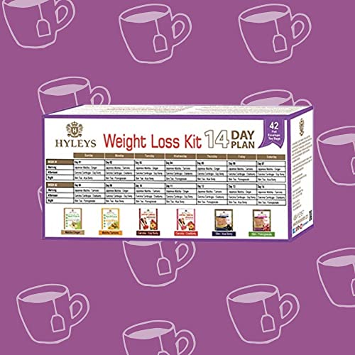 Hyleys 14 Day Weight Loss Tea - 42 Tea Bags (1 Pack), Detox Tea for Cleanse HYLEYS Au supplements