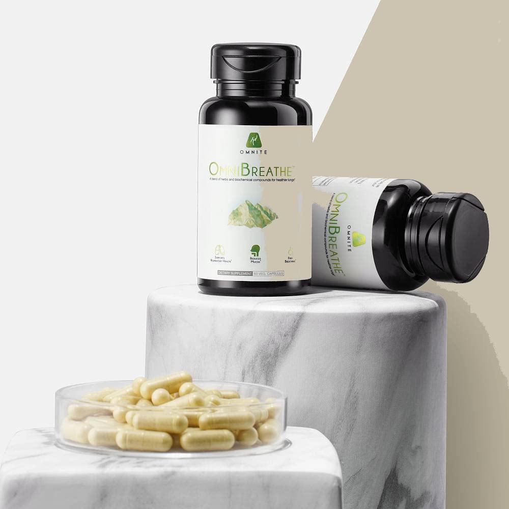 Omnite OMNIBREATHE Respiratory Health Supplement,Inhaler Mate,Support Quit Smoking Omnite Au supplements