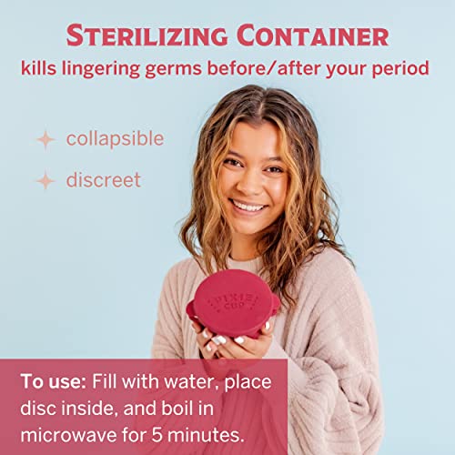 Pixie Menstrual Disc Kit - Best Period Disc Starter Kit - 2 Discs, 20 Wipes, Wash, Lube, Public Restroom Pixie Cup Au supplements