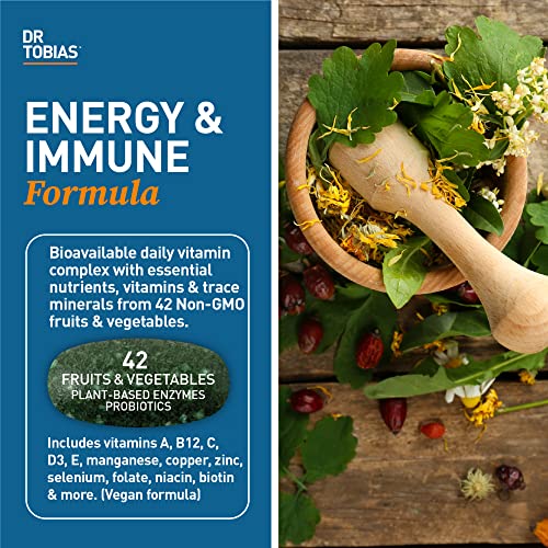 Dr. Tobias Adult Multivitamin for Women & Men, Energy & Immune Support from 42 Fruits Dr. Tobias Au supplements