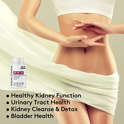 Youth & Tonic Kidney Cleanse Detox for Residual Metabolic Waste & Excess Body Water for Urinary Tract Youth & Tonic Au supplements