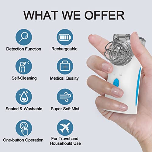 Portable Nebulizer - Rechargeable Nebulizer Machine for Adults and Kids Naweti Au supplements